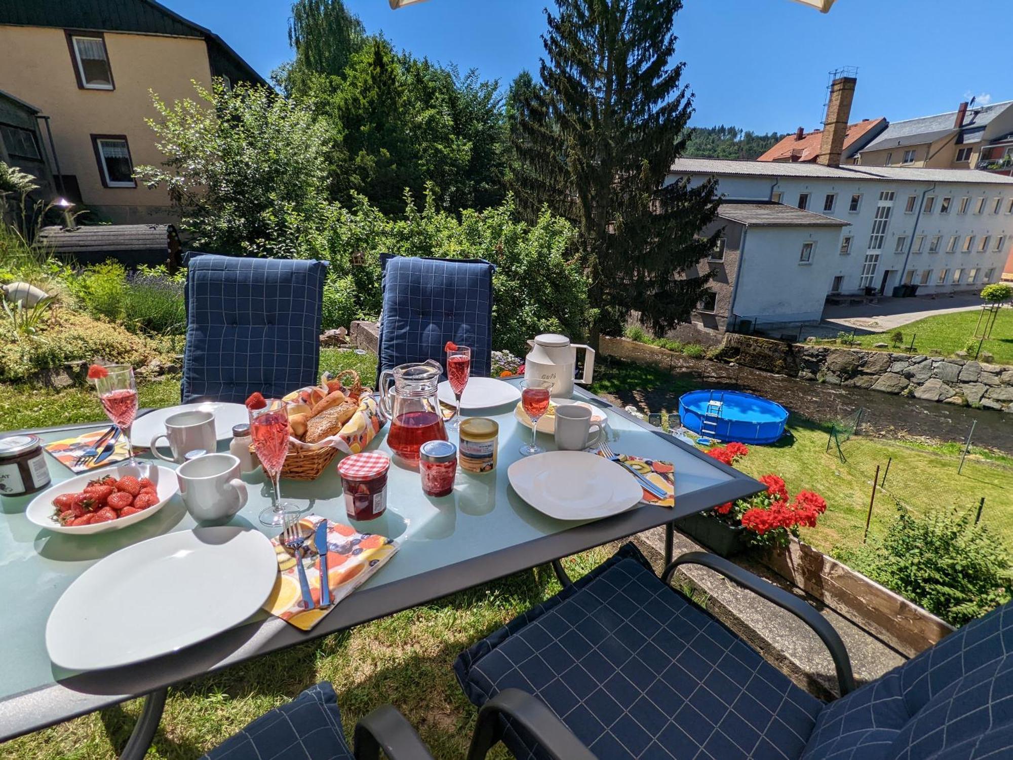F1 - Urlaubsmagie - Helle Wohnung Mit Sauna & Pool & Whirlpool Sebnitz Extérieur photo
