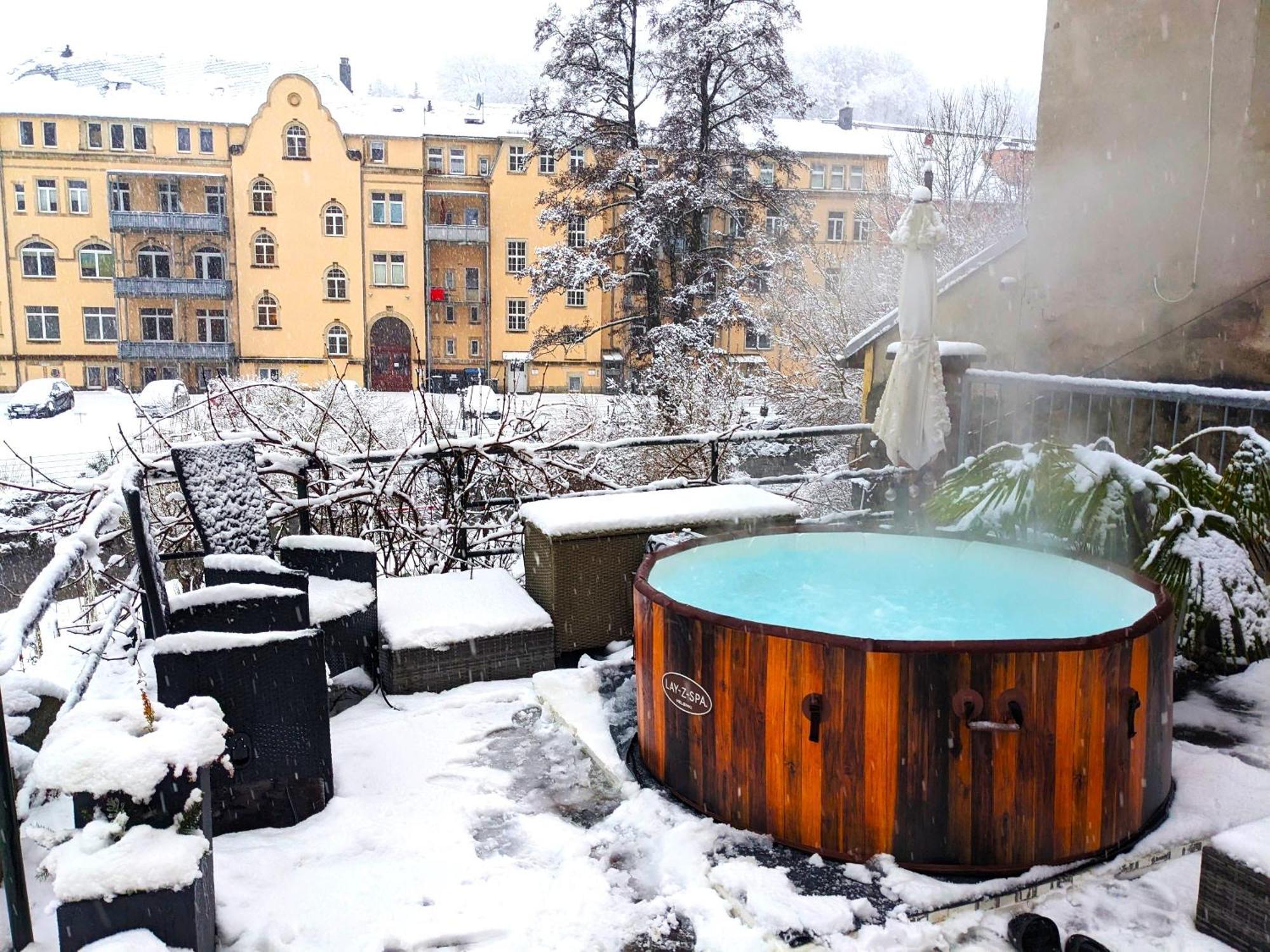 F1 - Urlaubsmagie - Helle Wohnung Mit Sauna & Pool & Whirlpool Sebnitz Extérieur photo