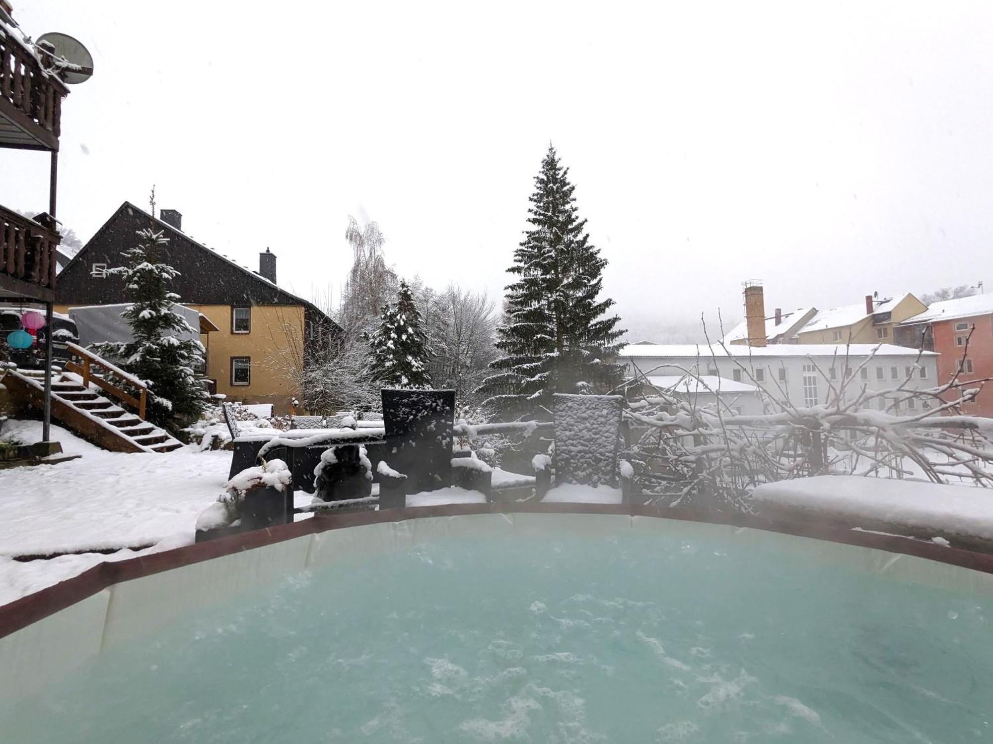 F1 - Urlaubsmagie - Helle Wohnung Mit Sauna & Pool & Whirlpool Sebnitz Extérieur photo
