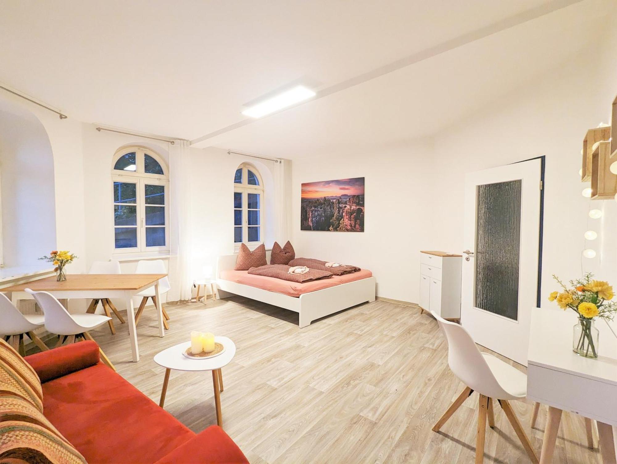 F1 - Urlaubsmagie - Helle Wohnung Mit Sauna & Pool & Whirlpool Sebnitz Extérieur photo