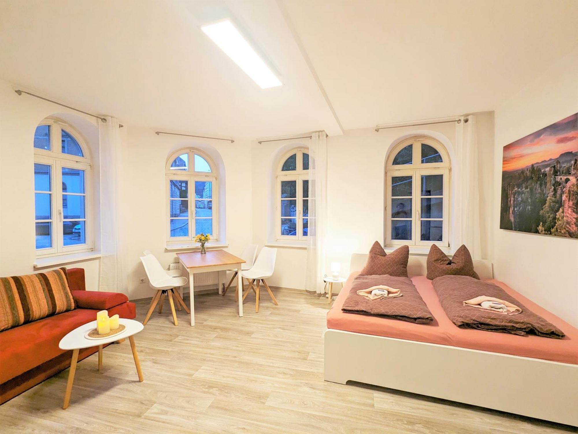 F1 - Urlaubsmagie - Helle Wohnung Mit Sauna & Pool & Whirlpool Sebnitz Extérieur photo
