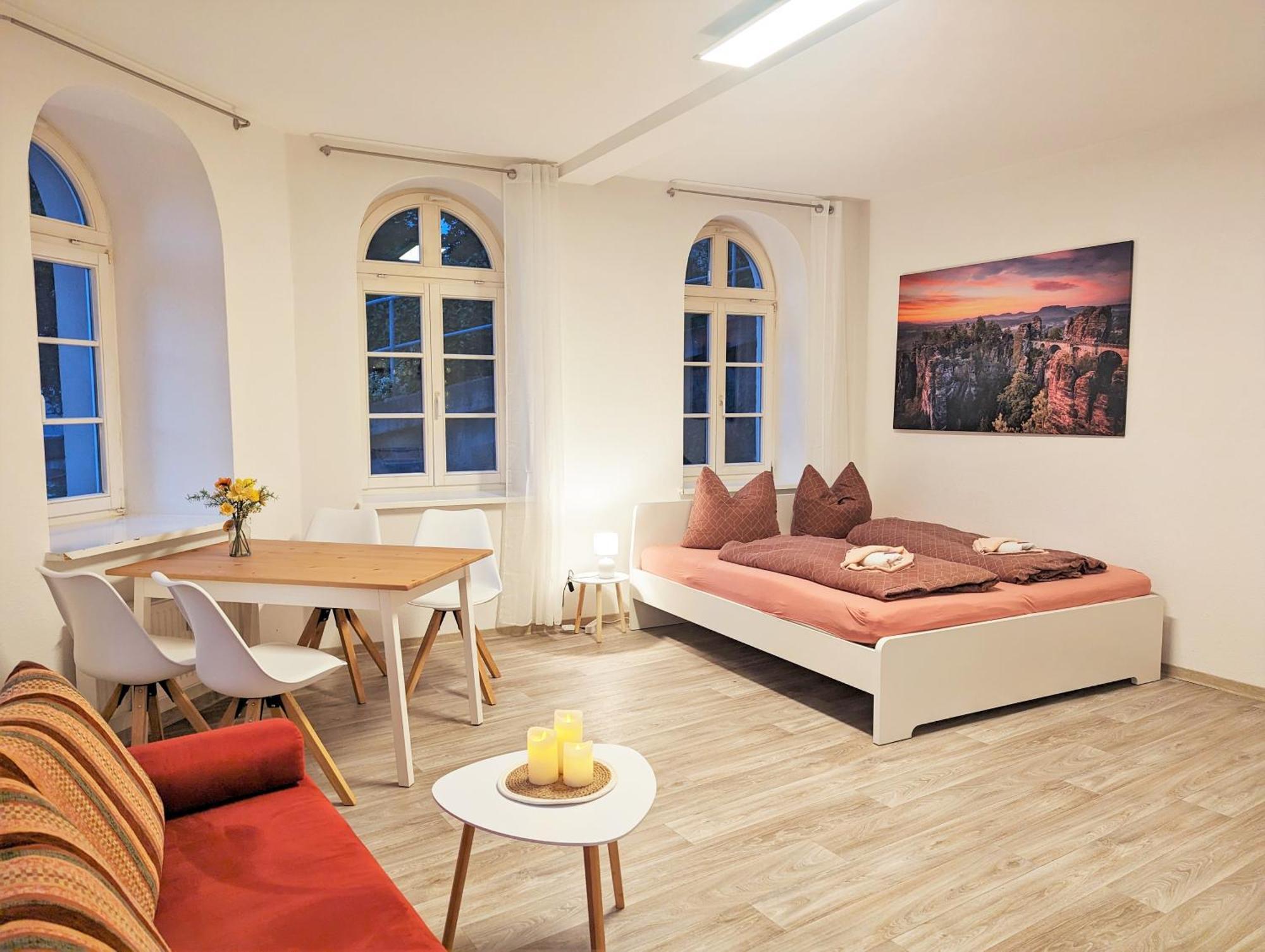 F1 - Urlaubsmagie - Helle Wohnung Mit Sauna & Pool & Whirlpool Sebnitz Extérieur photo
